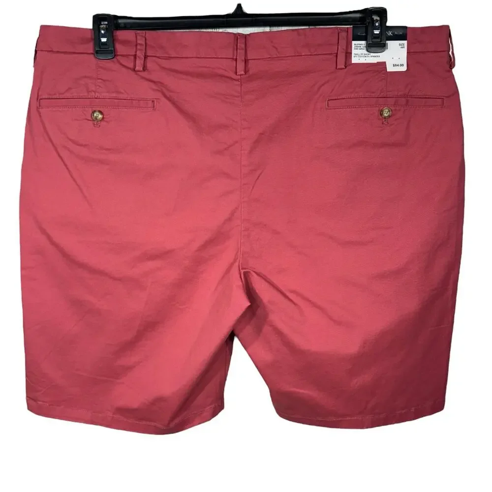 Jos. A. Bank Mens SZ 44R Twill Shorts Tailored Fit Flat Front Stretch Pockets